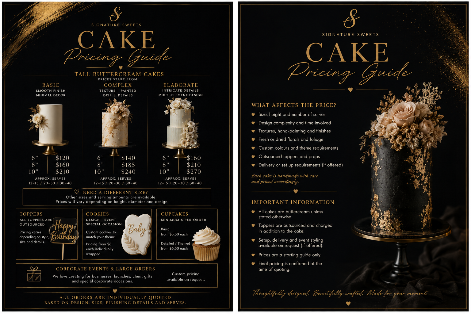 Cake Pricing Guide